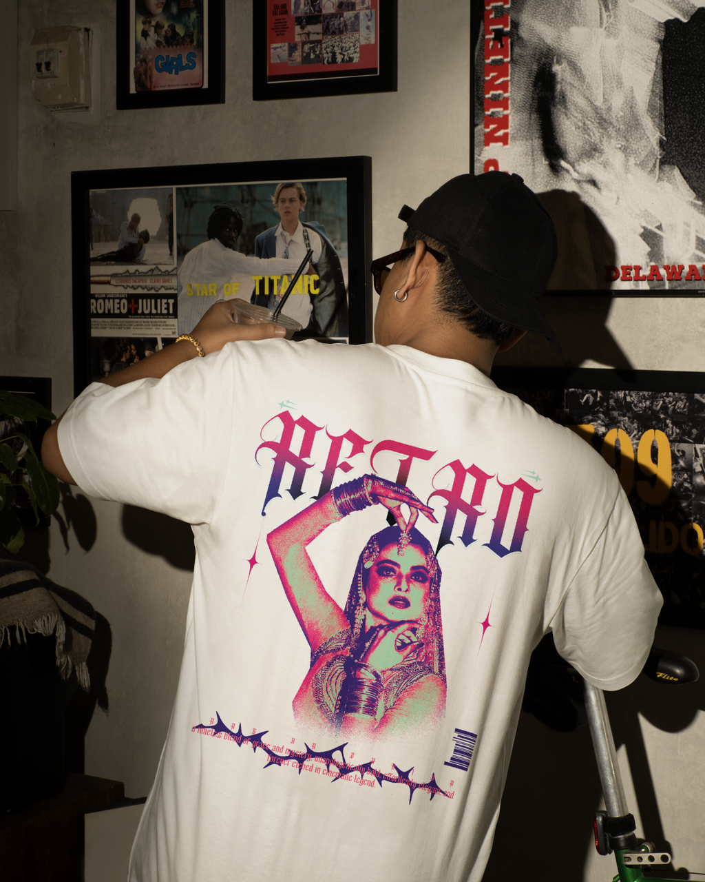 Retro Unisex Oversized Classic T-Shirt White